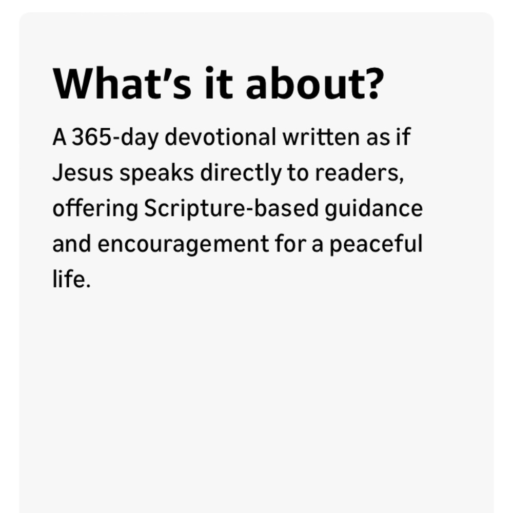 365 day Devotional Jesus Calling, Large Text Full Scriptures: Enjoying Peace - Picture 8 of 9